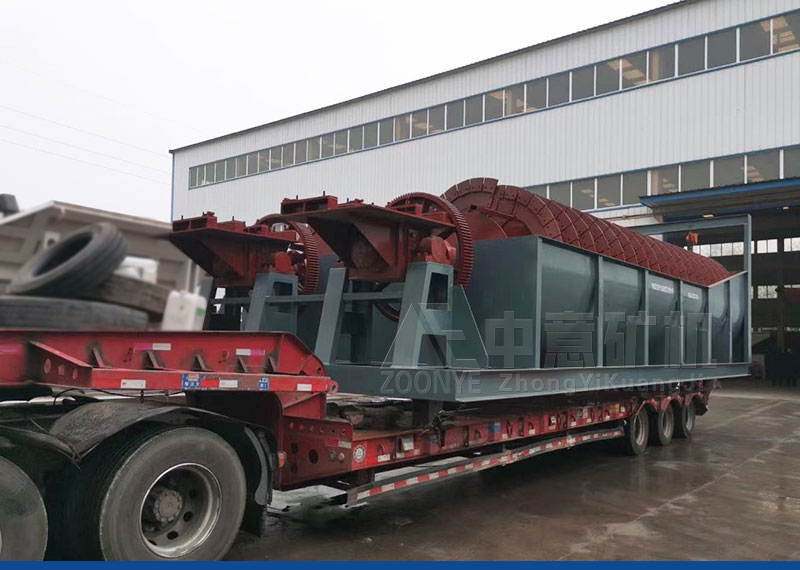 Double spiral sand washing machine delivery